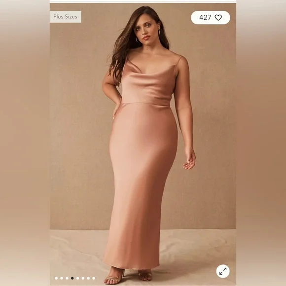 bhldn cali satin midi dress Cali Satin Charmeuse Midi Dress